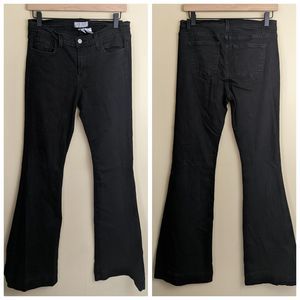 Judy Blue size 13 black stretchy flare jeans